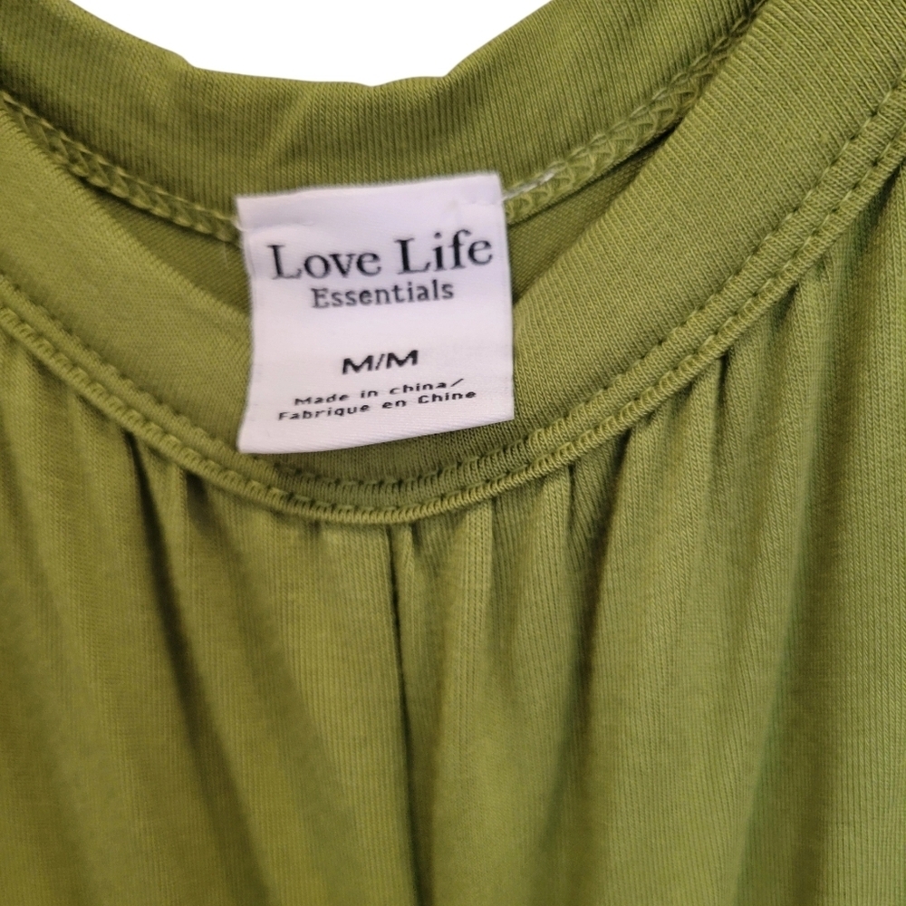 Love Life Womans Wide Leg One Piece Strappy Culottes Med NwOT - Picture 3 of 7